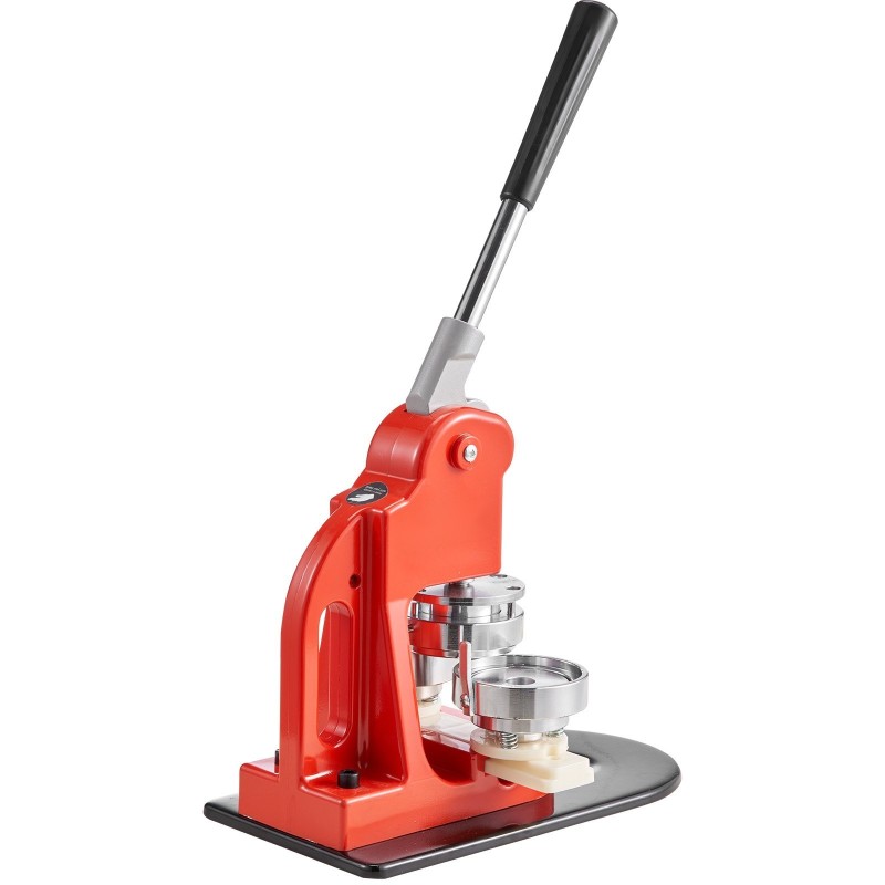 Nappimerkintäkone 58 mm rauta ja ABS-muovi manuaalinen 500 kpl nappiosia ympyräleikkurilla taikakirjalla