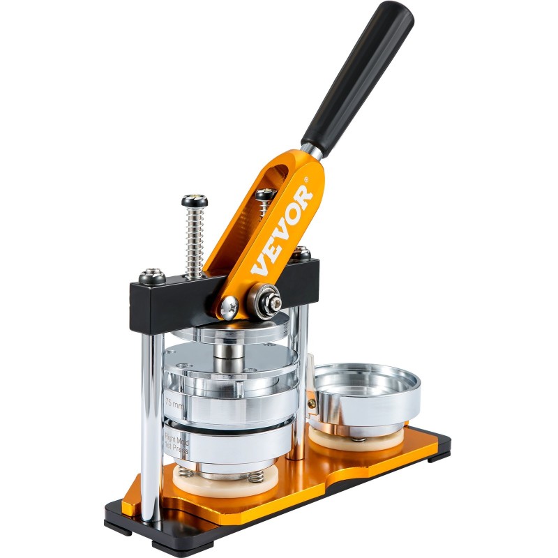 Nappimerkkikone 75 mm manuaalinen teräs ja alumiiniseos 500 kappaletta merkkiosia