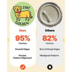 Rintanappikone ABS ja alumiiniseos 32/58/75 mm 300 kpl ympyräleikkurilla ergonomisella kahvalla