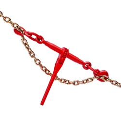 Räikkäketjunkiristin ja G80 mangaaniteräsketjut 10 mm 3 m 4173 kg 8 settiä