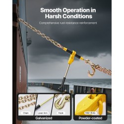 Räikkäkiristin G80 mangaaniteräs 4173 kg käyttökuorma 10–12,7 mm ketjuille 2 sarjaa