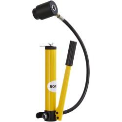 Hydraulinen 15 tonnin teräs lävistinsetti 10 stanssia 12,7–101,6 mm