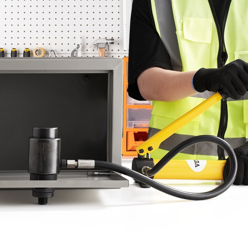 Hydraulinen lävistinsarja 10 tonnia 6 lävistintä 1/2–2 tuumaa teräs alumiini muovi