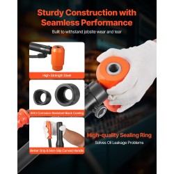 Hydraulinen lävistinsarja 10 teräsarjaa reikäkoot 12,7–101,6 mm 147,1 kN 25 mm isku