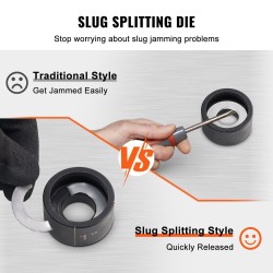 Hydraulinen lävistinsarja teräs 4 kpl putkikoot 1/2 3/4 1 1-1/4 tuumaa