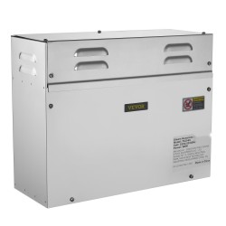 Höyrygeneraattori saunaan 6 kW 304 ruostumatonta terästä 4 3 l vesisäiliöllä LED ohjaimella ajastimella