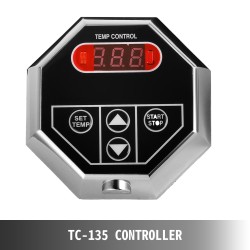 Höyrygeneraattori 4 kW 304-ruostumattomasta teräksestä TC-135-ohjaimella ja sisäänrakennetulla vesisäiliöllä