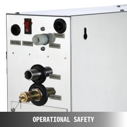 Höyrygeneraattori 4 kW 304-ruostumattomasta teräksestä TC-135-ohjaimella ja sisäänrakennetulla vesisäiliöllä