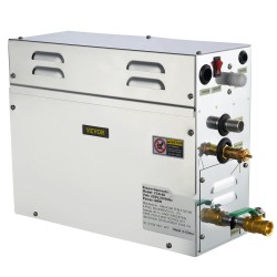 Höyrygeneraattori 4 kW 304-ruostumattomasta teräksestä TC-135-ohjaimella ja sisäänrakennetulla vesisäiliöllä