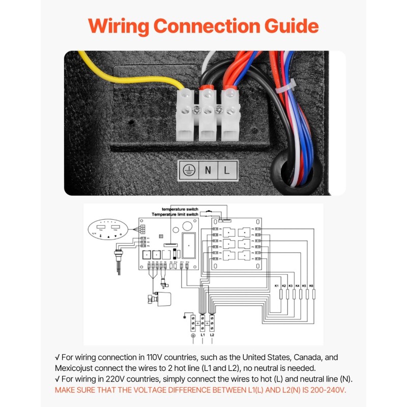 Höyrygeneraattori 7,5 kW musta ruostumaton teräs sisäsäiliö sopii 5–7,5 m³