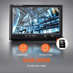 Viemärikamera 22,9 cm 720p näyttö 70 m kaapeli IP68 303 ruostumaton teräs