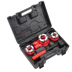 Käsikäyttöinen räikkäputkikierretinsetti NPT kierteille 1 2 3 4 1 tuuman sinkityille alumiini rauta kupari