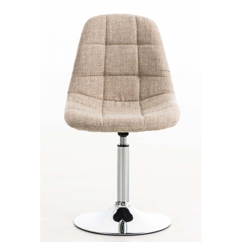 Pyörivä ruokatuoli pehmustetulla istuimella ja selkänojalla