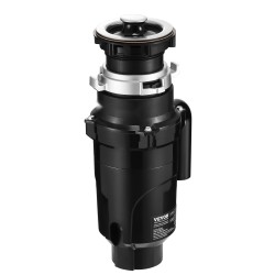 Keittiön jätehuuhtelulaite 0,5 hv tasavirtamoottori jatkuva syöttö muovinen runko