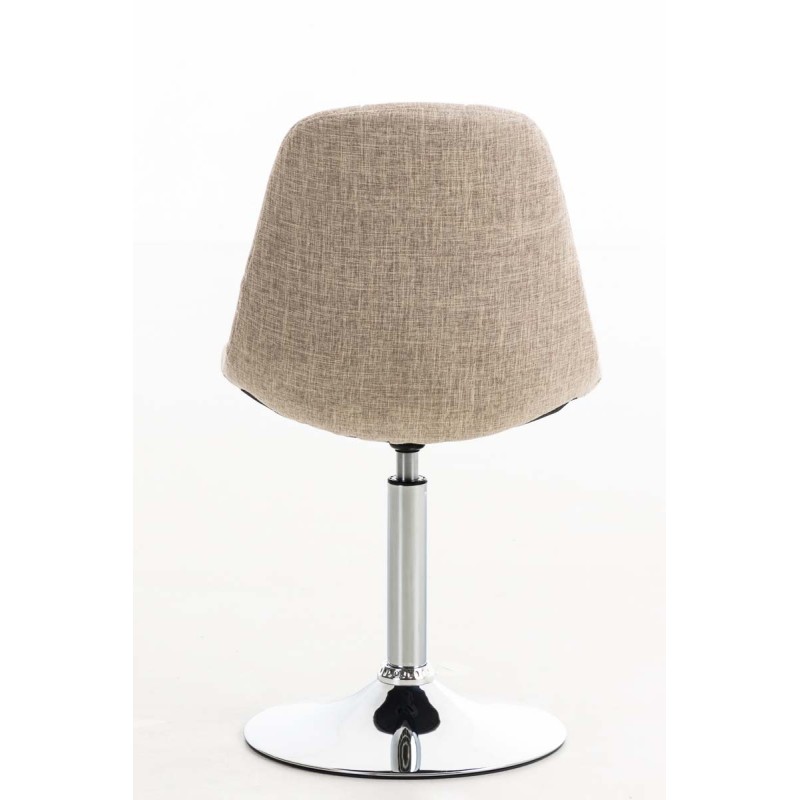 Pyörivä ruokatuoli pehmustetulla istuimella ja selkänojalla