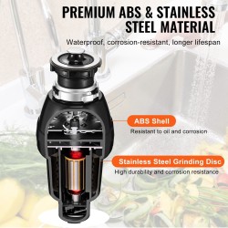 Ruokajätteen murskain jatkuvatoiminen 3/4 hv tasavirtamoottori 3930 kierrosta minuutissa