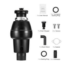 Ruokajätteen murskain jatkuvatoiminen 3/4 hv tasavirtamoottori 3930 kierrosta minuutissa