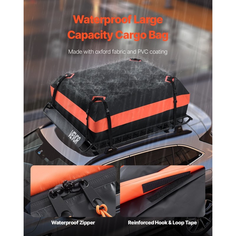 Seosteräksinen kattokori 1300×910×105mm tavaralaukulla kuormaverkolla 90,7 kg kantavuus