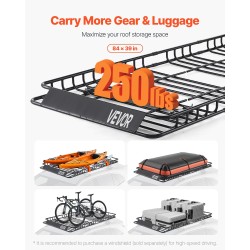 Kattotavarakori seosteräksestä 2120x990x105 mm 113 kg enimmäiskuorma sopii maastoautoihin ja henkilöautoihin