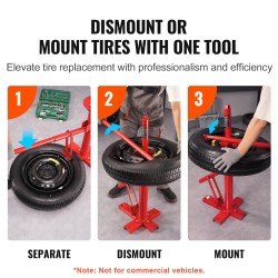 Manuaalinen renkaanvaihtaja Q235B-teräs 8–16 tuumaa henkilöautoille ja katumaastureille
