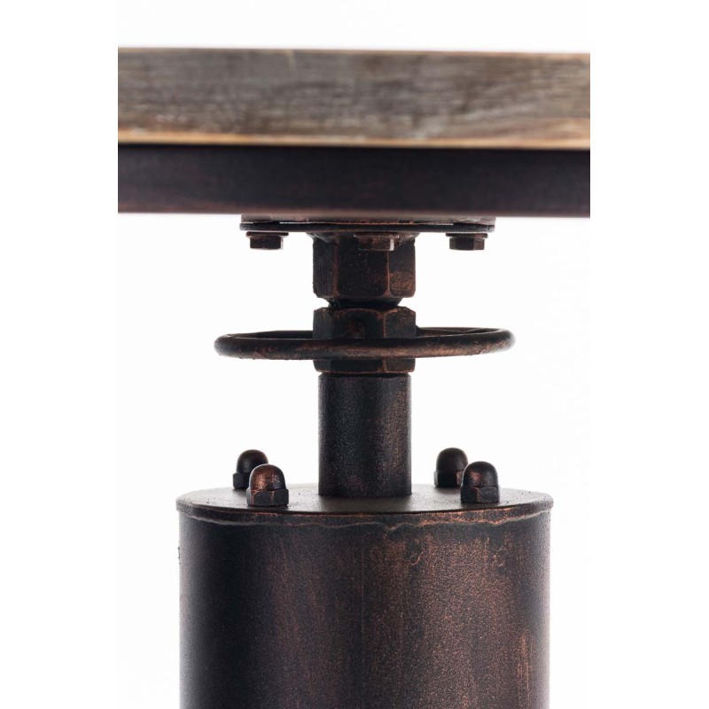 Ruhr-seisomapöytä teollinen korkeussäädettävä palopostimalli mäntylevyllä