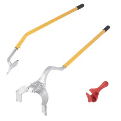 Manuaalinen 3 osainen rengastyökalupakkaus taotusta teräksestä 22 5 24 5 tuuman renkaisiin kuorma ja linja autoille