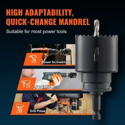 Reikäsahasarja bimetalli M42 11 kpl koot noin 3/4–3 puu rauta muovi säilytyslaukku