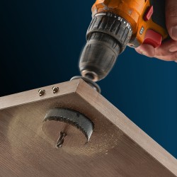 Reikäsahasarja bimetalli M42 18 reikäsahaa 6 poranterää kuusiokoloavain säilytyslaukku koot 1,9–11,4 cm