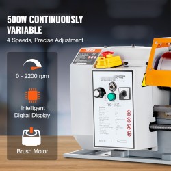 Penkkisorvi 7 x 13.78 tuumaa HT200-valurautarunko 500W 0–2200 RPM 20 mm