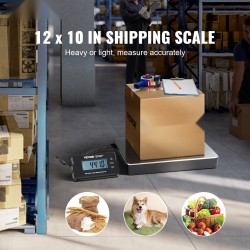 Digitaalinen pakettivaaka ruostumatonta terästä 200 kg 50 g taustavalaistu näyttö