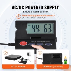 Digitaalinen postivaaka ABS 50 kg 2 g tarkkuus LCD-näytöllä AC ja DC
