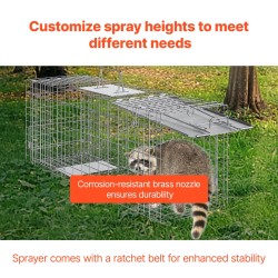 Eläinloukku galvanoidusta rautalangasta taitettava 785×254×305 mm kissoille ja pieneläimille