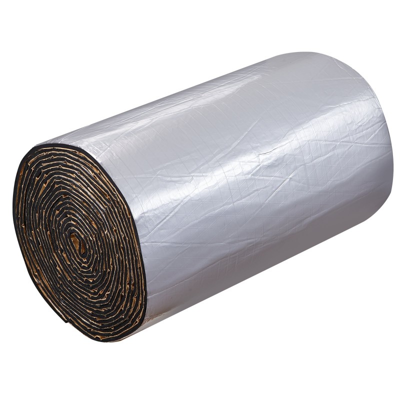 Auton äänieristysmatto 200 mil noin 3,3 m2 kaksikerroksinen itsekiinnittyvä alumiinikalvolla