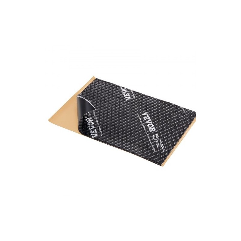 Äänieristysmatto butyylikumipohjainen 2 mm 0,9 m² 10 kpl timanttikuvioitu alumiinifolio autoon