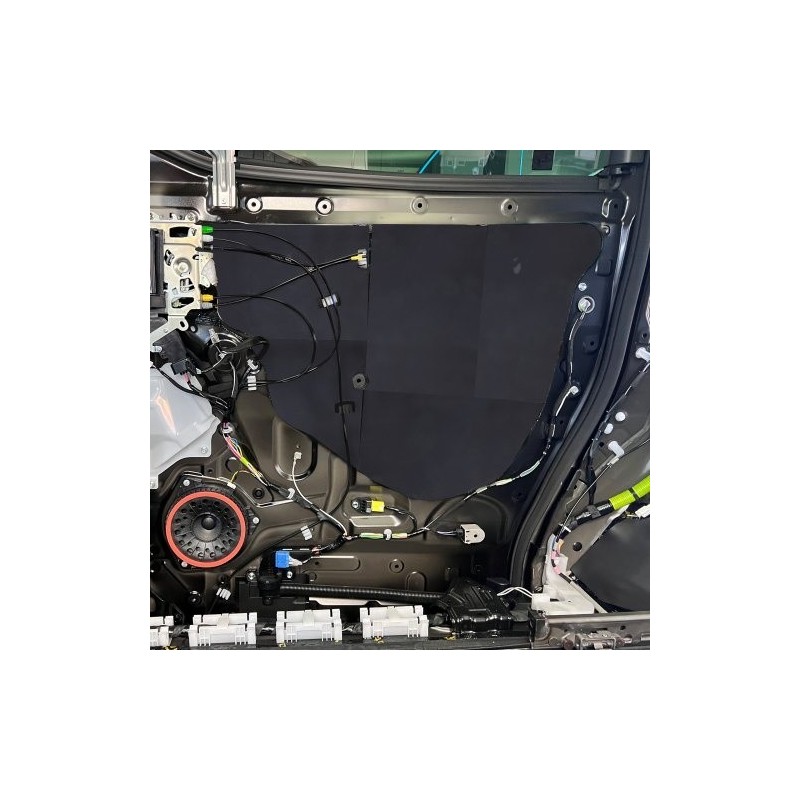 Auton äänieristysmatto 5 mm kaksikerroksinen korkeatiheyksinen 3,3 m² itsekiinnittyvä vedenpitävä