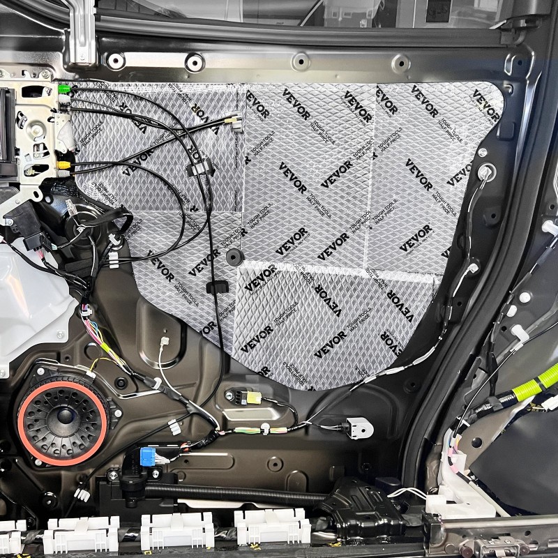 Auton butyylinen äänieristysmatto 2 mm 3,3 m² timanttikuviollinen alumiinipinta