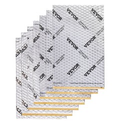 Auton butyylinen äänieristysmatto 2 mm 3,3 m² timanttikuviollinen alumiinipinta