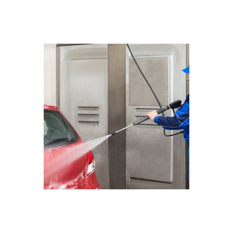 Painepesurin letku 7,6 m PVC 6,35 mm M22-14 mm messinkiliitin 3600 PSI