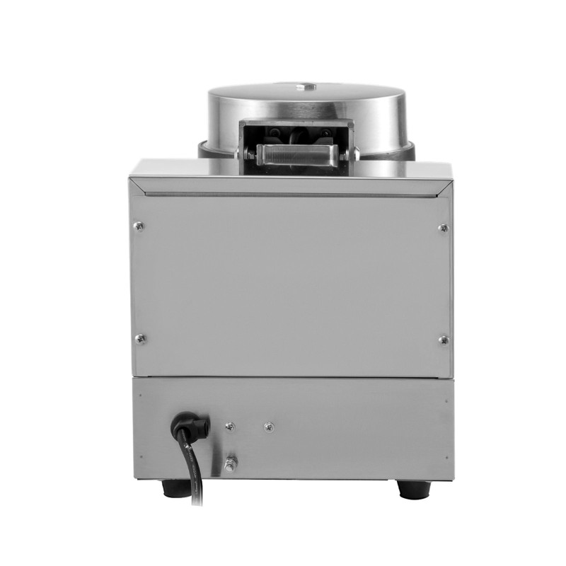 Kaupallinen pyöreä sähköinen vohvelirauta ruostumaton teräsrunko 180 asteen kääntyvä 185 mm muotti