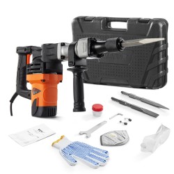 Sähköinen piikkausvasara 1400W 19J 2900 iskua minuutissa betonille ja kivelle