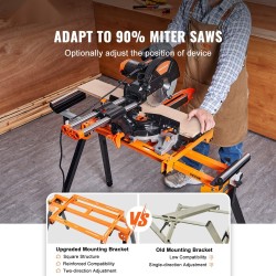 Jiirisahateline teräsrunko 79 tuuman taittuva liukukiskolla pyörillä 150 kilogramman kantavuus