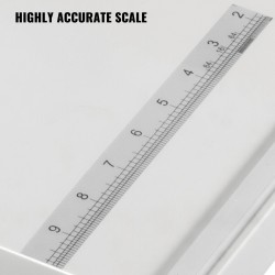 Manuaalinen paperin nuuttauskone 48 cm rauta-alumiinirunko magneettiset takarajat A3 A4-arkeille