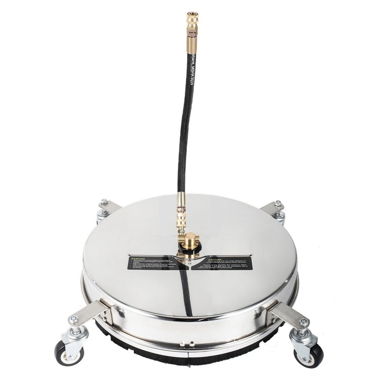 Pintapesuri 304-ruostumatonta terästä 18-tuumainen 1/4 tuuman pikalukitusliittimet kaksoispyörivä varsi