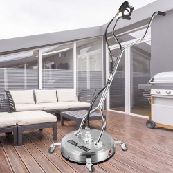 Pyörivä pintapesuri 304-ruostumattomasta teräksestä 21-tuumainen 4000 psi 3 suutinta