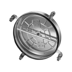 Painepesurin pintapesuri 50 8 senttimetriä ruostumaton teräs maksimipaine 4500 pyörillä ja kädensijoilla