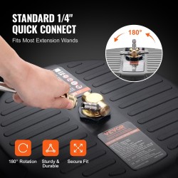 Pintapesuri 15 tuumaa PP-muovi maksimi 4000 psi 1/4 tuuman pikaliitin