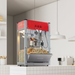 Popcornkone pöytämalli 1440 watin 12 unssin kattila jopa 80 kuppia karkaistu lasi