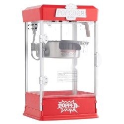 Popcorn kone pöytämalli 480W 4 unssin kattila 1 5 gallonaa erässä punainen