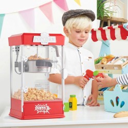 Popcorn-kone pöytämalli 480W 4 unssin kattila 1,5 gallonaa erässä punainen