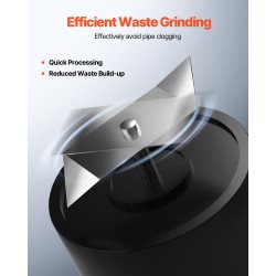 Jätevesimurskapumppu lasikuituvahvistettu 500 watin 6600 litraa tunnissa 8 metrin nostokorkeus 3 tuloaukkoa